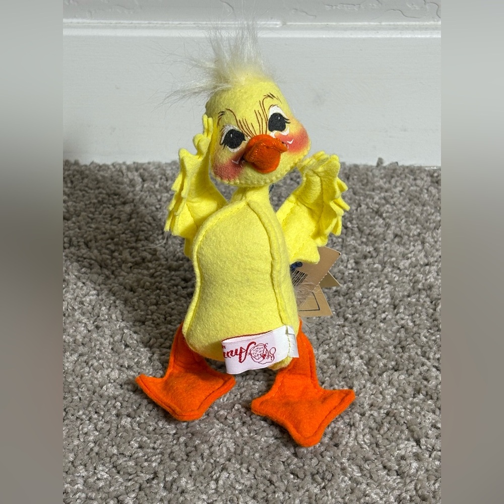 Annalee 5” Yellow Duck -‎ Mint - New with tags Vintage